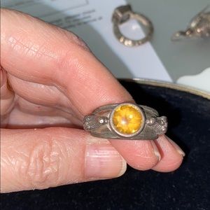 Barry Kieselstein Cord sterling silver w citrine.